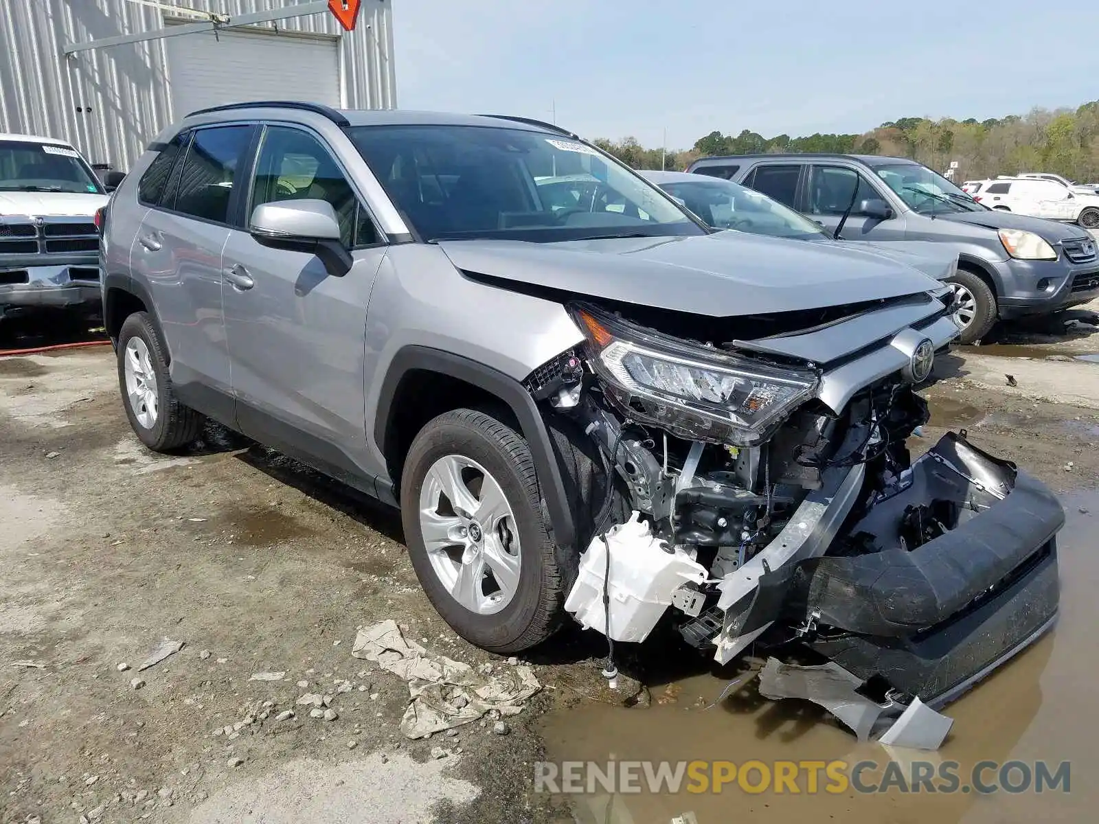 1 Photograph of a damaged car JTMW1RFV3KD012265 TOYOTA RAV4 2019