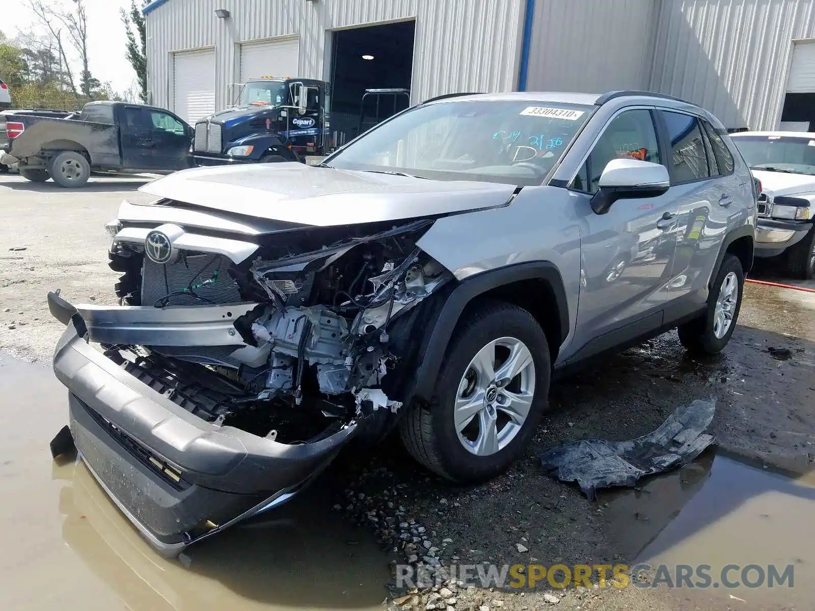 2 Photograph of a damaged car JTMW1RFV3KD012265 TOYOTA RAV4 2019