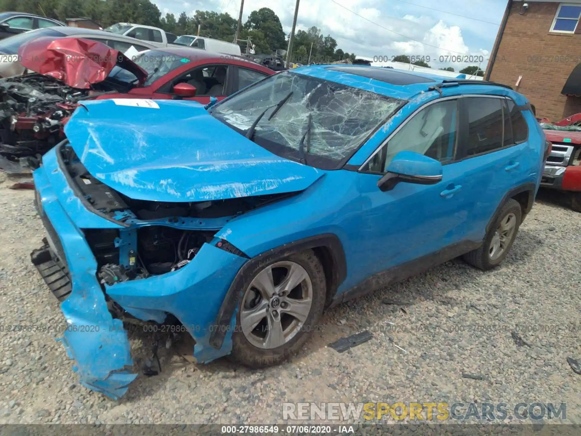 2 Photograph of a damaged car JTMW1RFV3KD019913 TOYOTA RAV4 2019