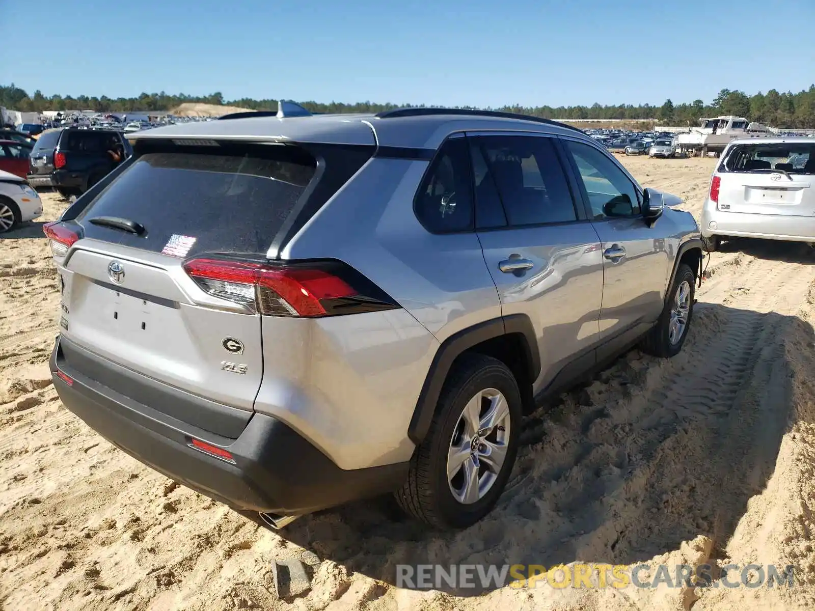 4 Photograph of a damaged car JTMW1RFV3KD021113 TOYOTA RAV4 2019