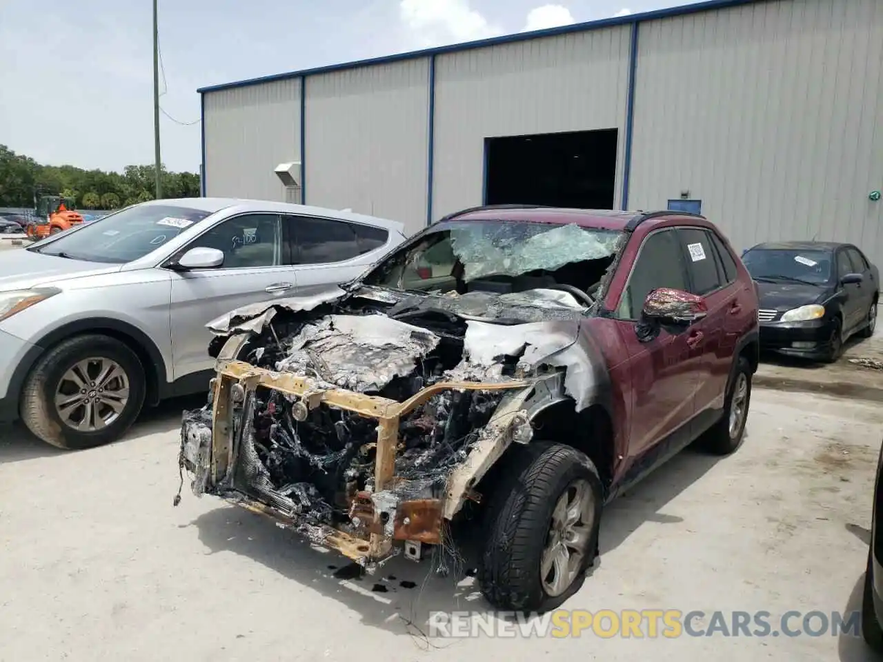 2 Photograph of a damaged car JTMW1RFV3KD024657 TOYOTA RAV4 2019