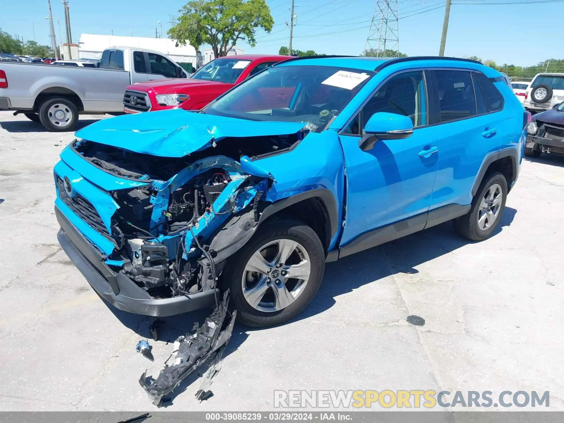 2 Photograph of a damaged car JTMW1RFV3KD031625 TOYOTA RAV4 2019