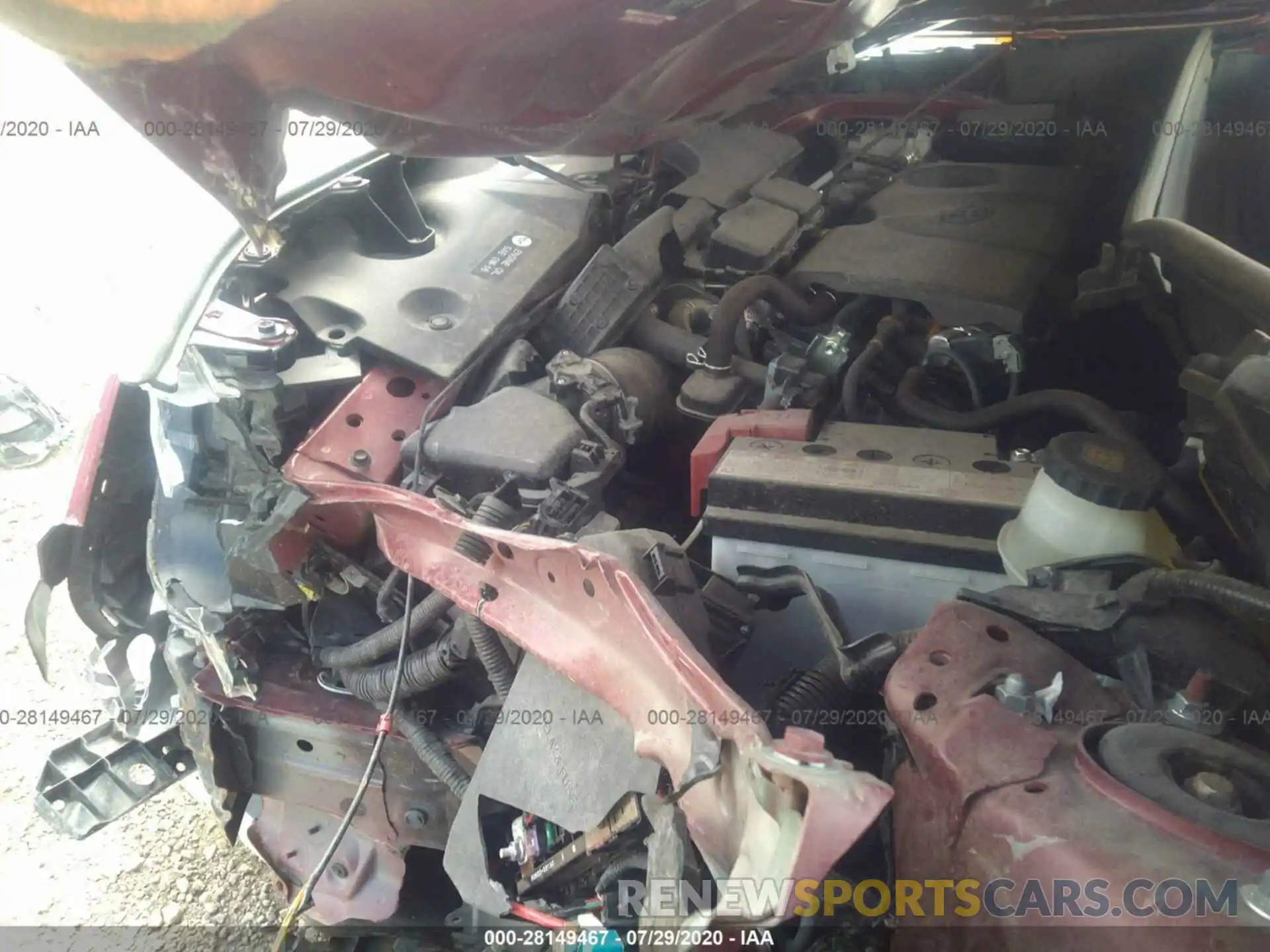 10 Photograph of a damaged car JTMW1RFV3KD033925 TOYOTA RAV4 2019