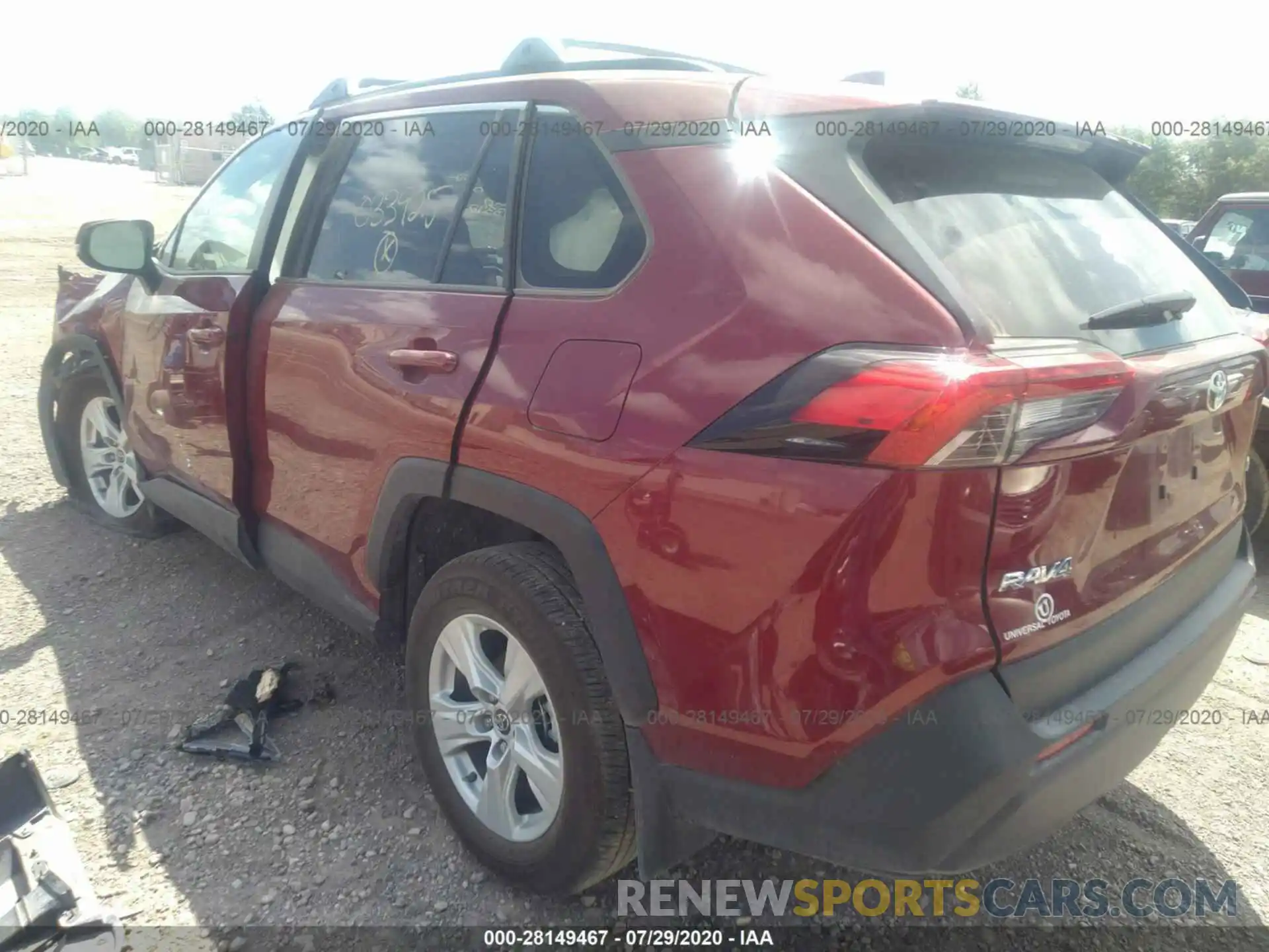 3 Photograph of a damaged car JTMW1RFV3KD033925 TOYOTA RAV4 2019