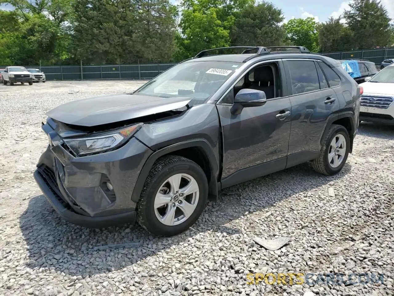 1 Photograph of a damaged car JTMW1RFV3KD503578 TOYOTA RAV4 2019