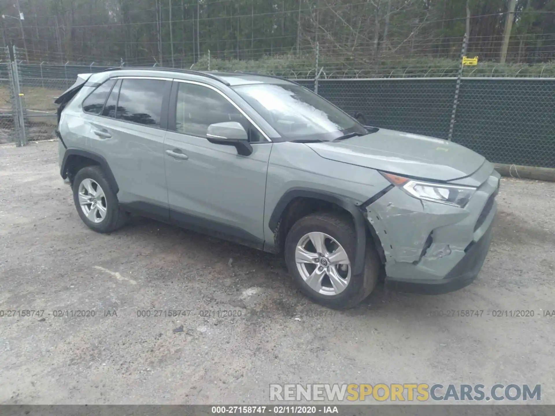 1 Photograph of a damaged car JTMW1RFV3KD504312 TOYOTA RAV4 2019