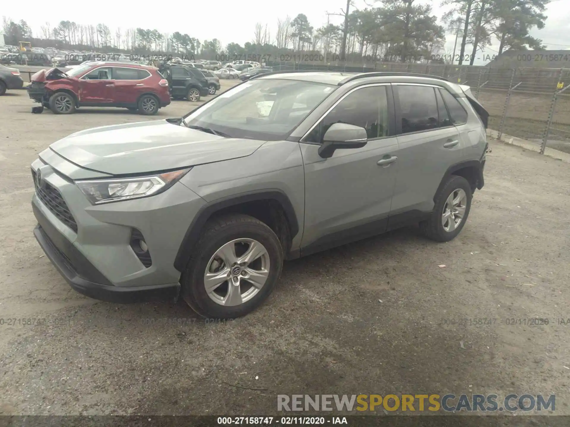 2 Photograph of a damaged car JTMW1RFV3KD504312 TOYOTA RAV4 2019