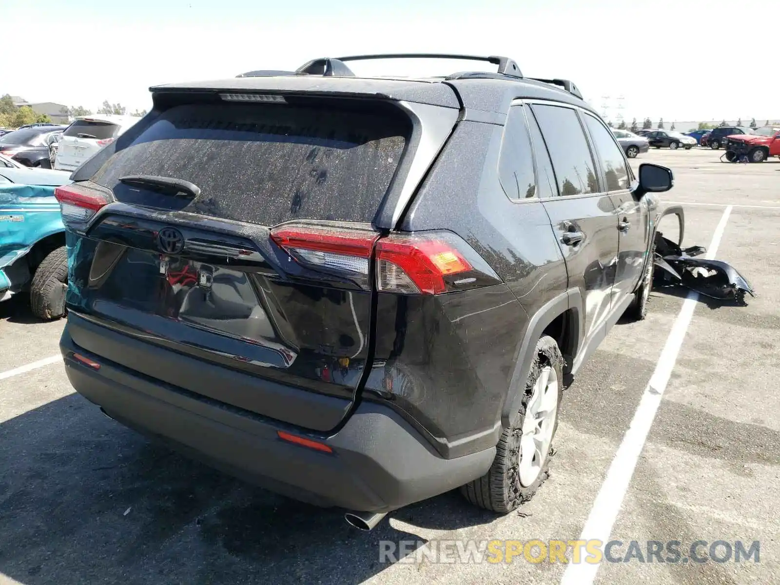 4 Photograph of a damaged car JTMW1RFV3KD504486 TOYOTA RAV4 2019