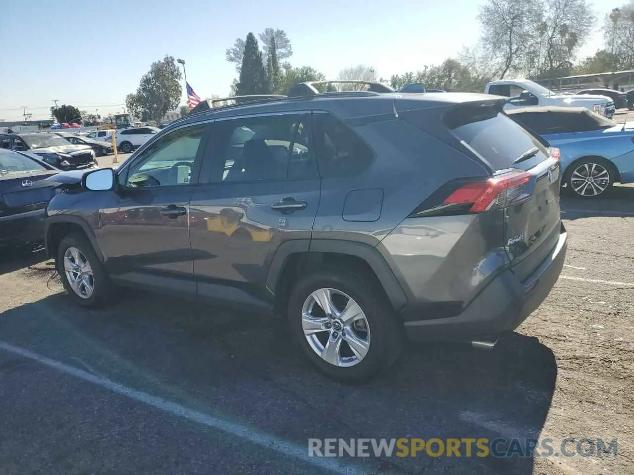 2 Photograph of a damaged car JTMW1RFV3KD513057 TOYOTA RAV4 2019