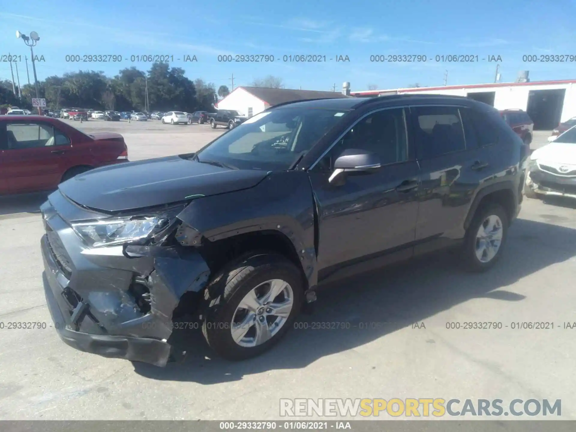 2 Photograph of a damaged car JTMW1RFV3KD515407 TOYOTA RAV4 2019