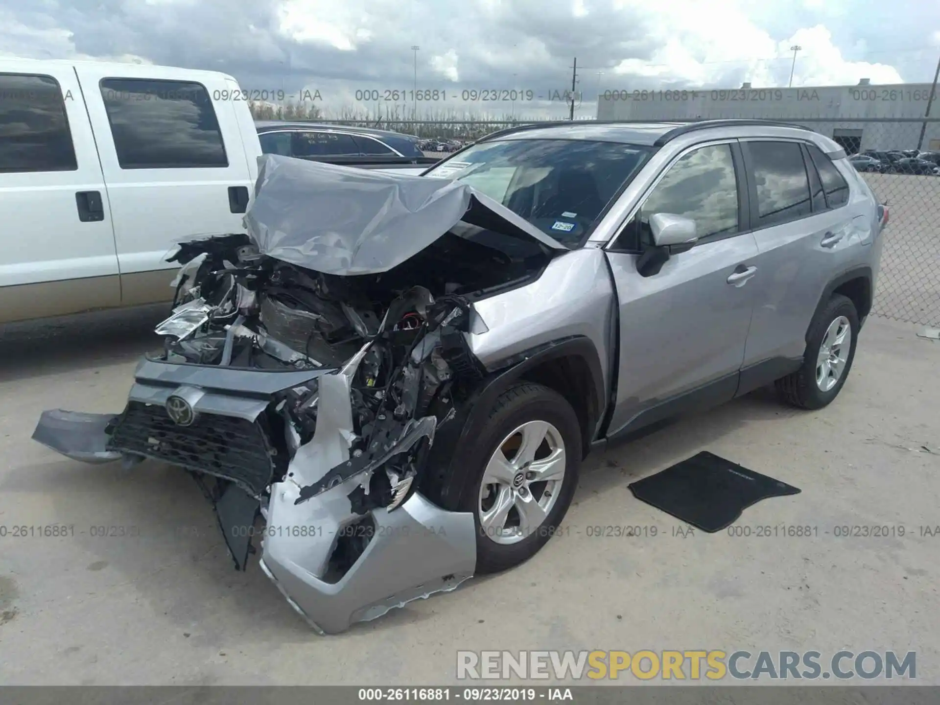 2 Photograph of a damaged car JTMW1RFV4KD010914 TOYOTA RAV4 2019