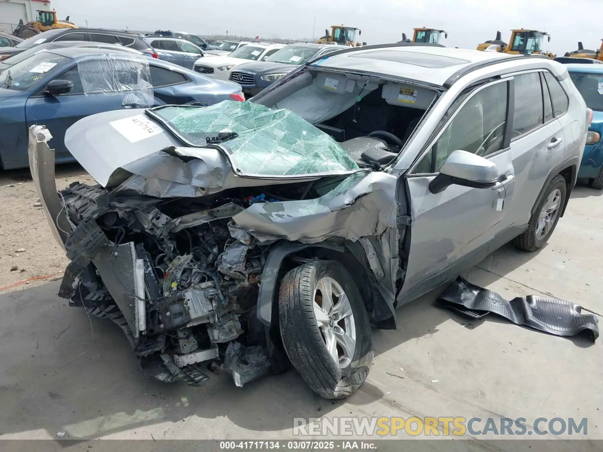 2 Photograph of a damaged car JTMW1RFV4KD022612 TOYOTA RAV4 2019