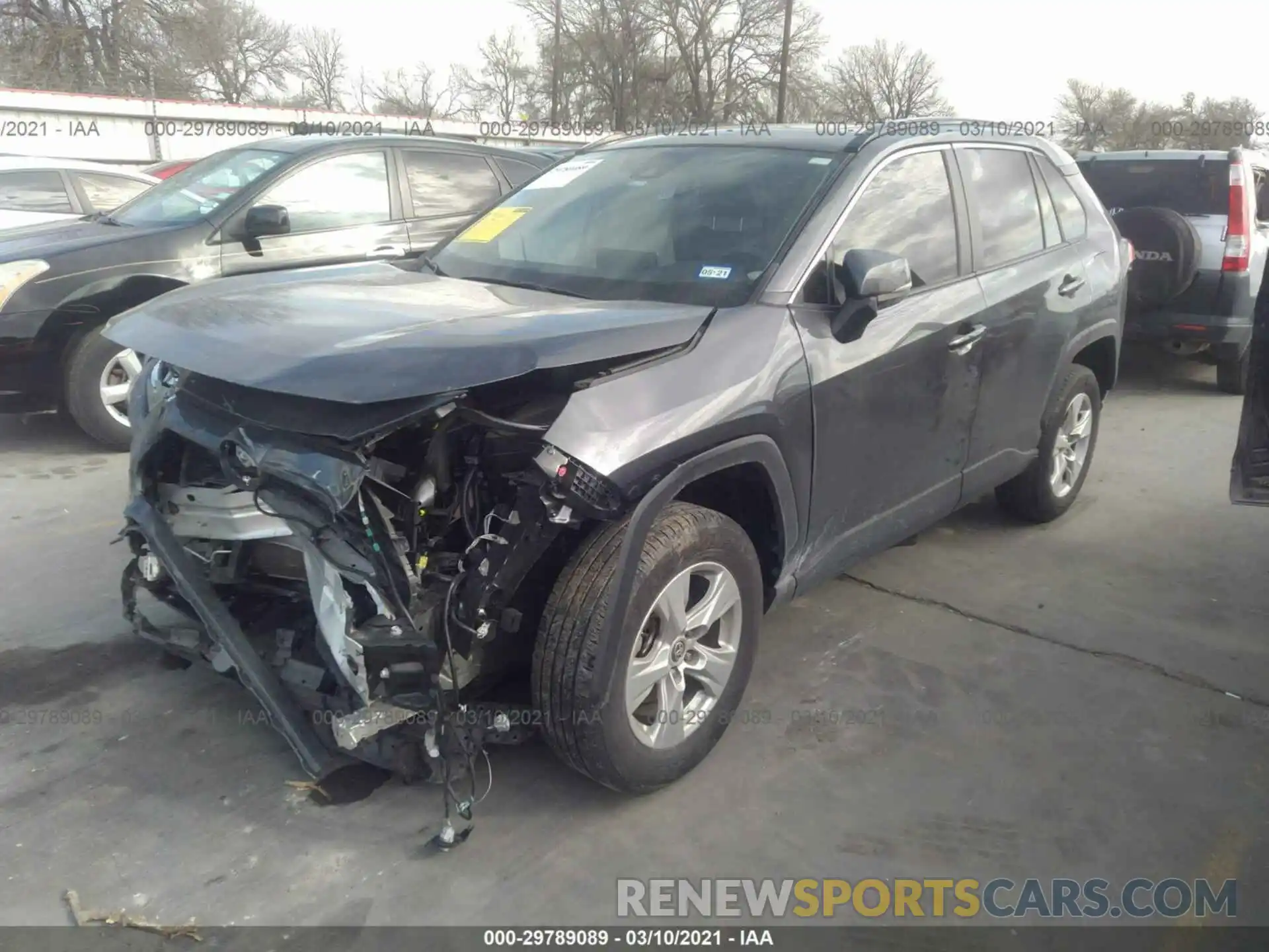 2 Photograph of a damaged car JTMW1RFV4KD024327 TOYOTA RAV4 2019