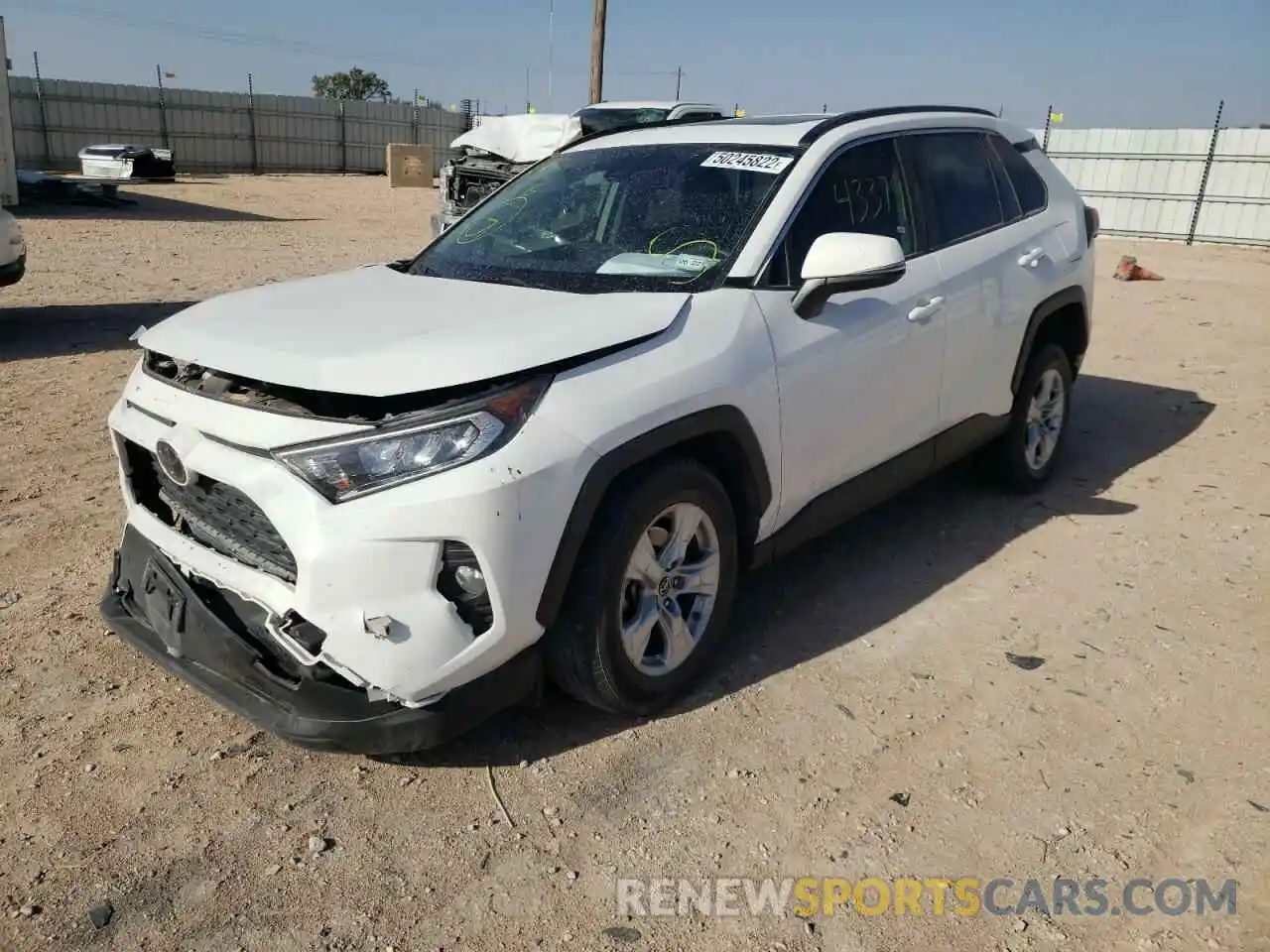 2 Photograph of a damaged car JTMW1RFV4KD032704 TOYOTA RAV4 2019