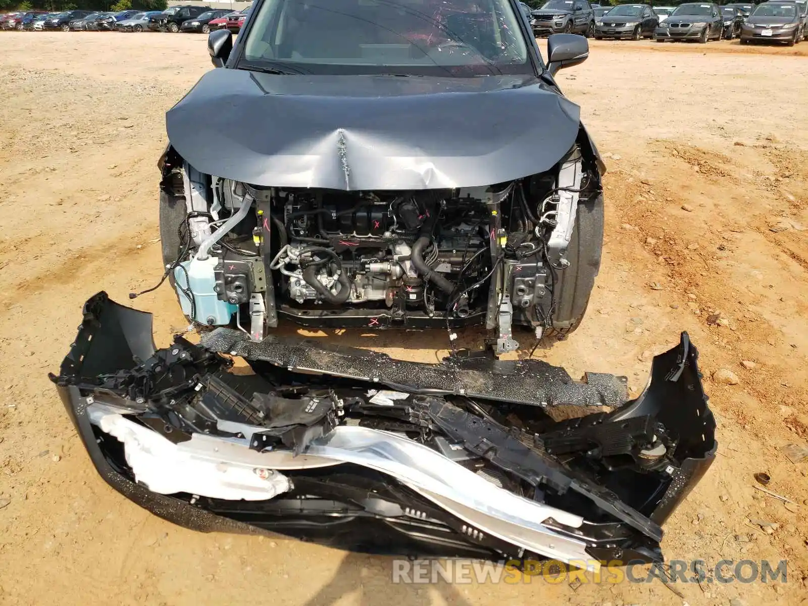 9 Photograph of a damaged car JTMW1RFV4KD040527 TOYOTA RAV4 2019