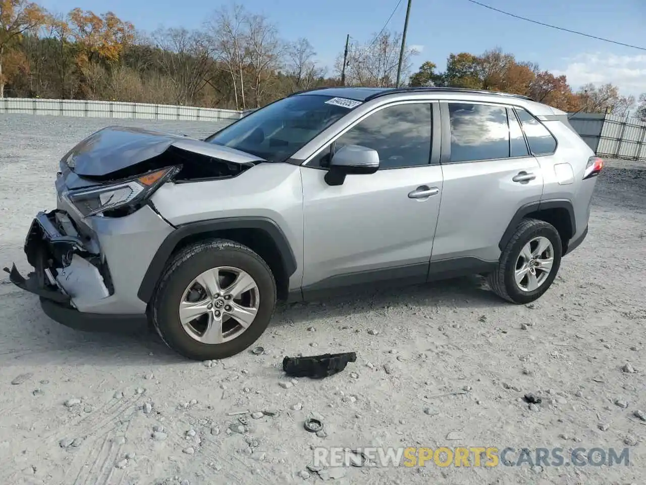 1 Photograph of a damaged car JTMW1RFV4KD041581 TOYOTA RAV4 2019