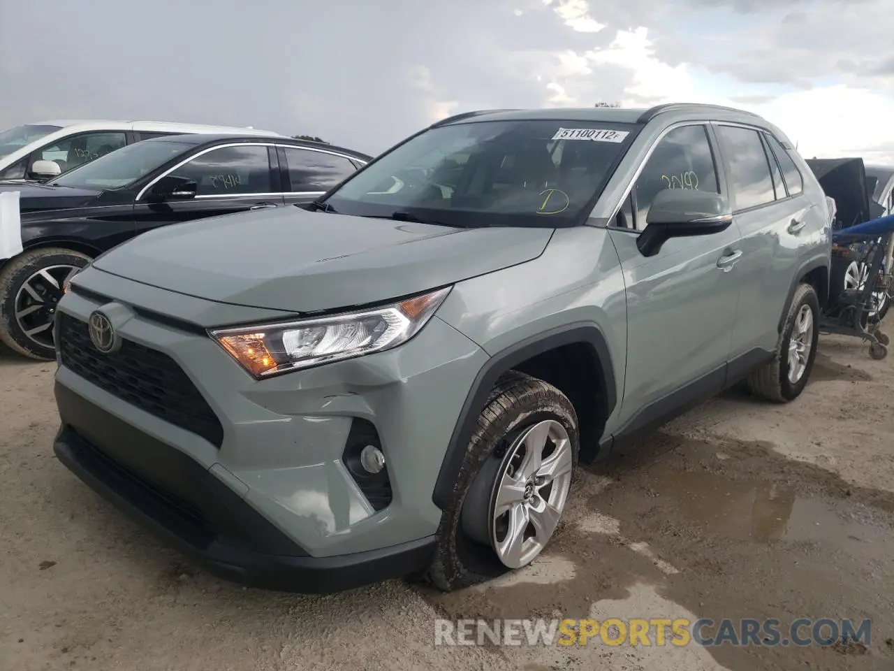 2 Photograph of a damaged car JTMW1RFV4KD511091 TOYOTA RAV4 2019