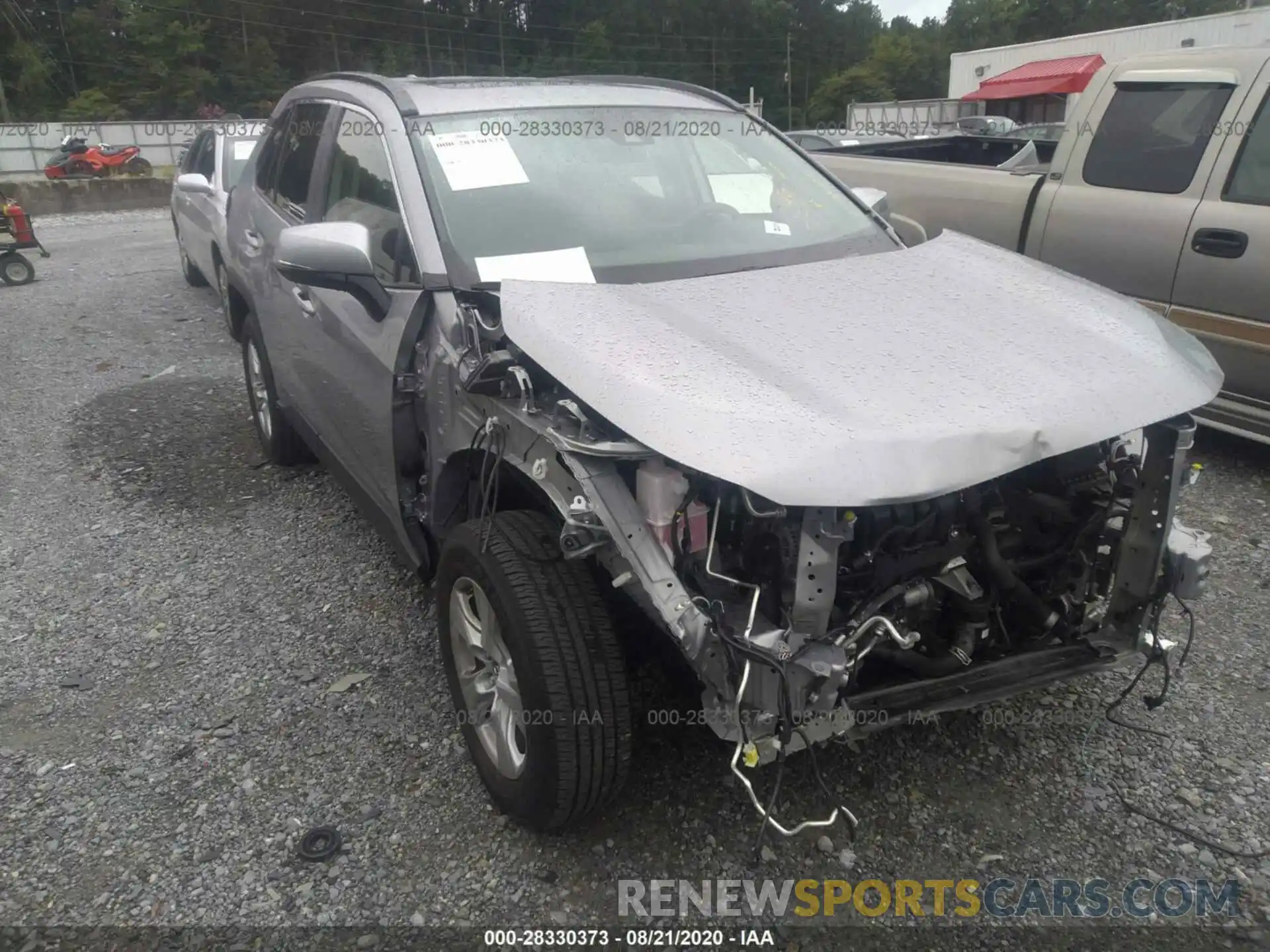 1 Photograph of a damaged car JTMW1RFV5KD010372 TOYOTA RAV4 2019