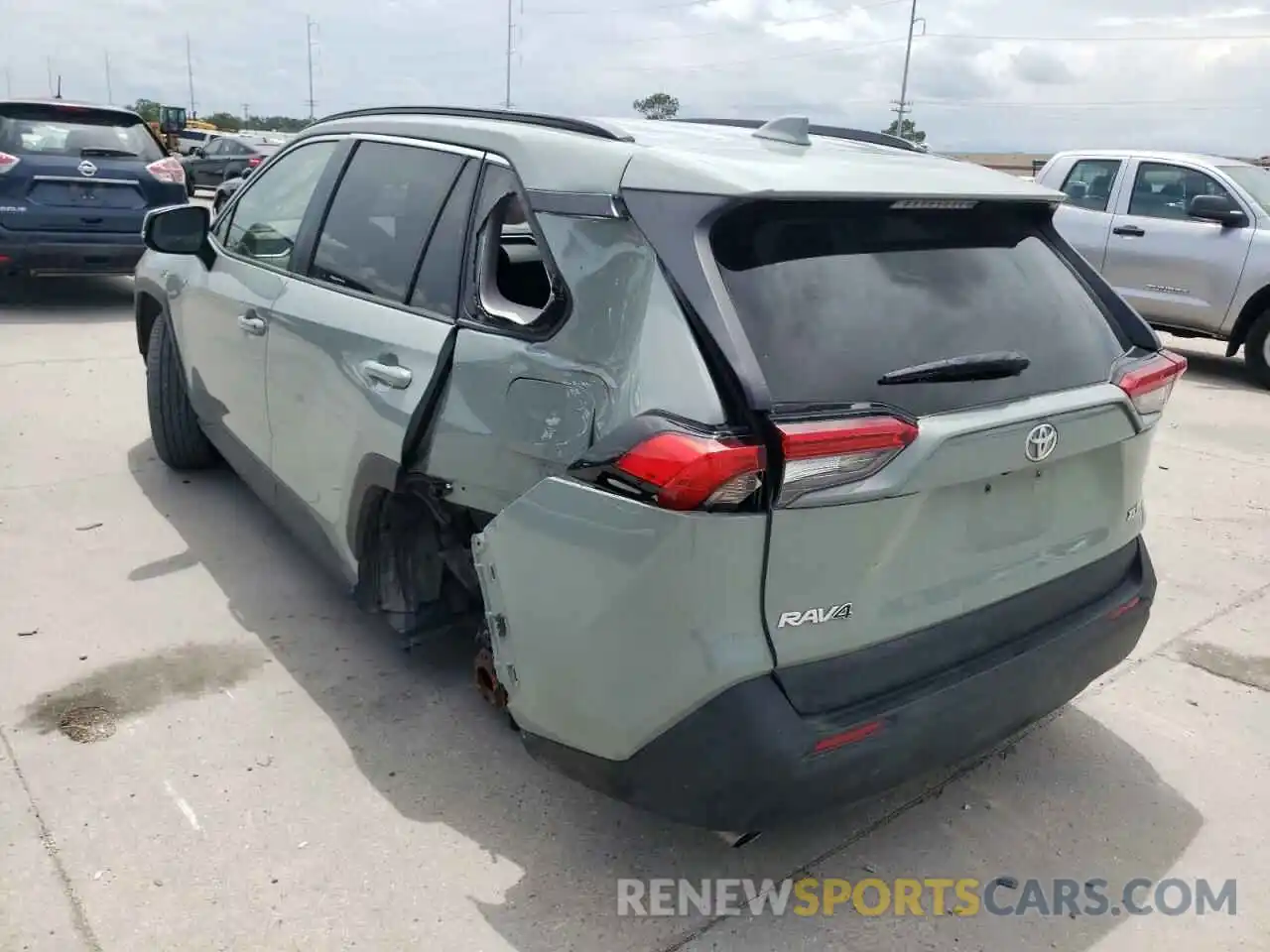 3 Photograph of a damaged car JTMW1RFV5KD015670 TOYOTA RAV4 2019