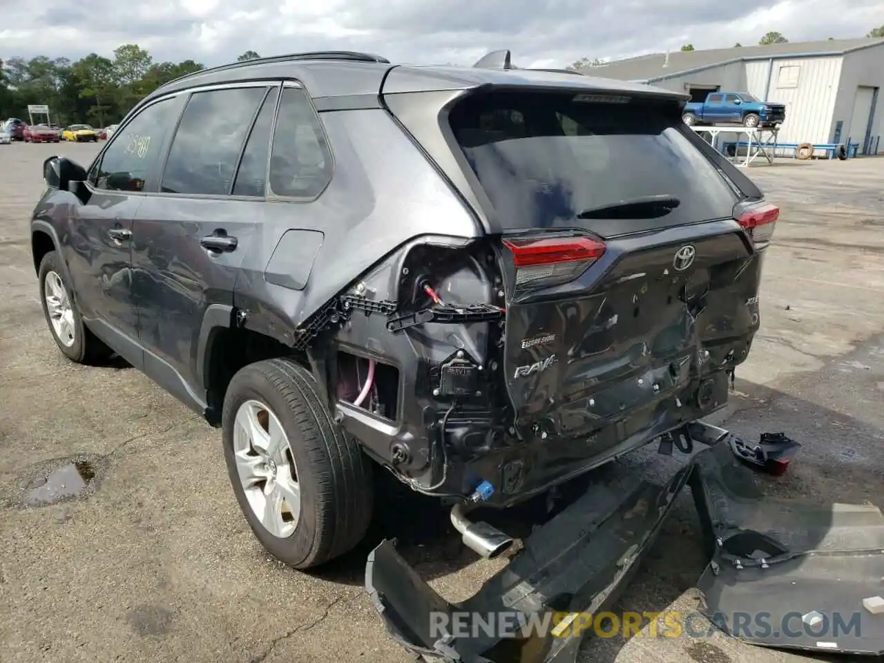 3 Photograph of a damaged car JTMW1RFV5KD017046 TOYOTA RAV4 2019