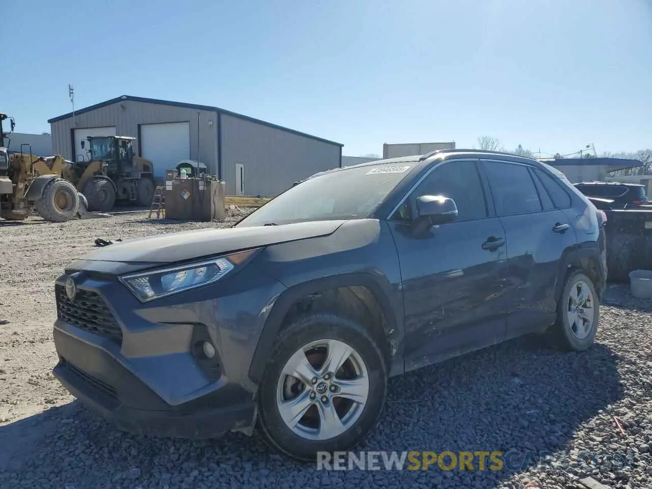 1 Photograph of a damaged car JTMW1RFV5KD019704 TOYOTA RAV4 2019