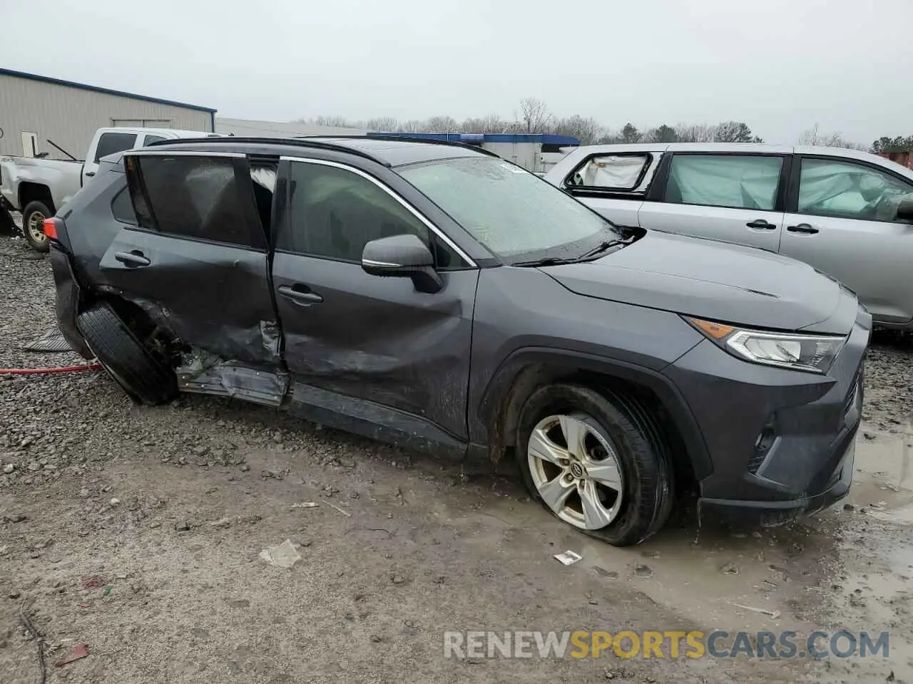 4 Photograph of a damaged car JTMW1RFV5KD019704 TOYOTA RAV4 2019