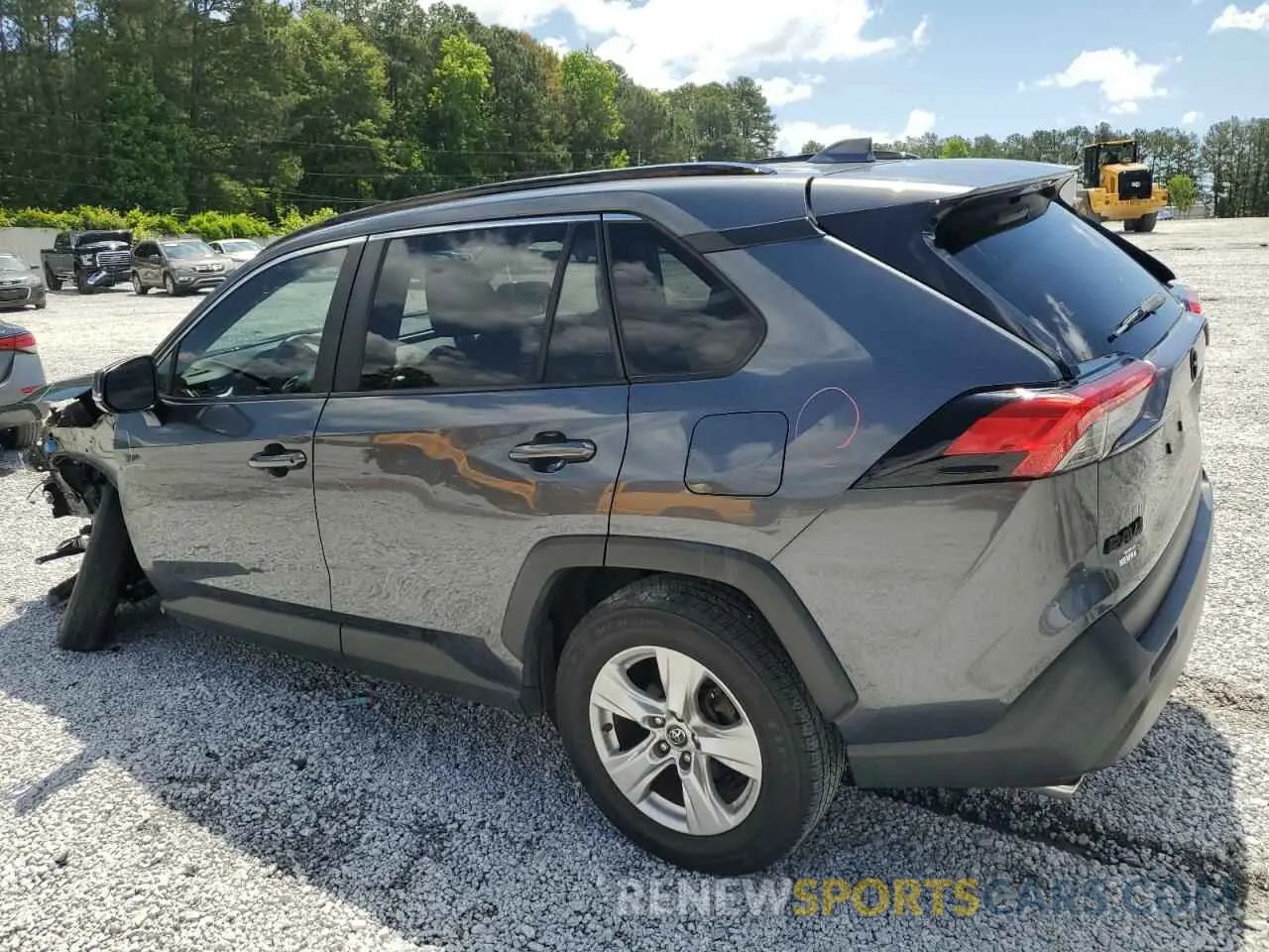 2 Photograph of a damaged car JTMW1RFV5KD020187 TOYOTA RAV4 2019