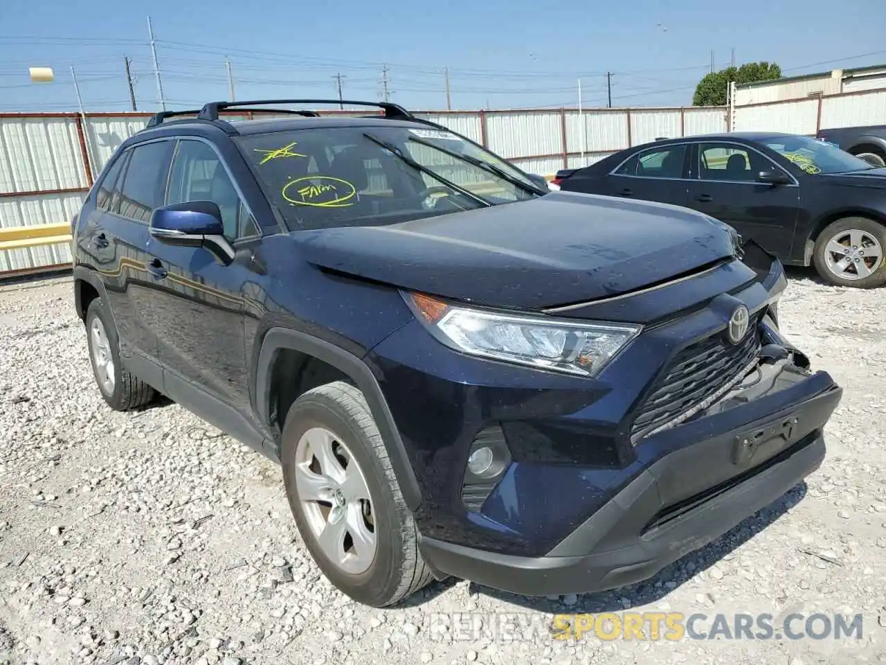 1 Photograph of a damaged car JTMW1RFV5KD023932 TOYOTA RAV4 2019