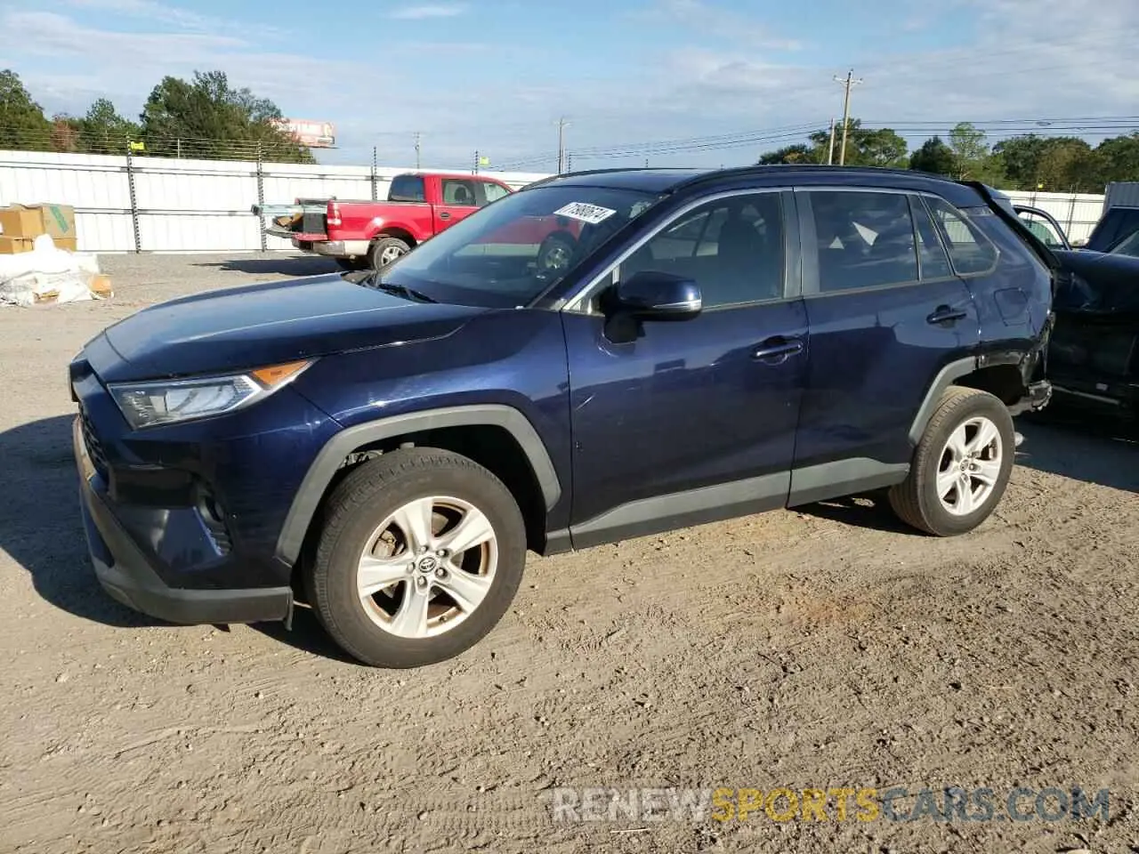 1 Photograph of a damaged car JTMW1RFV5KD038446 TOYOTA RAV4 2019