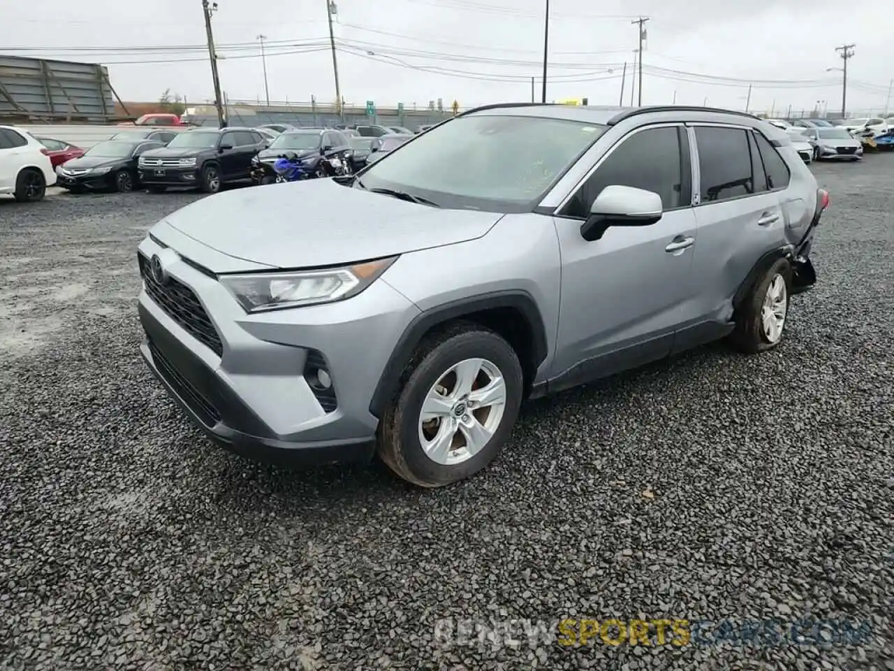 2 Photograph of a damaged car JTMW1RFV5KD039662 TOYOTA RAV4 2019