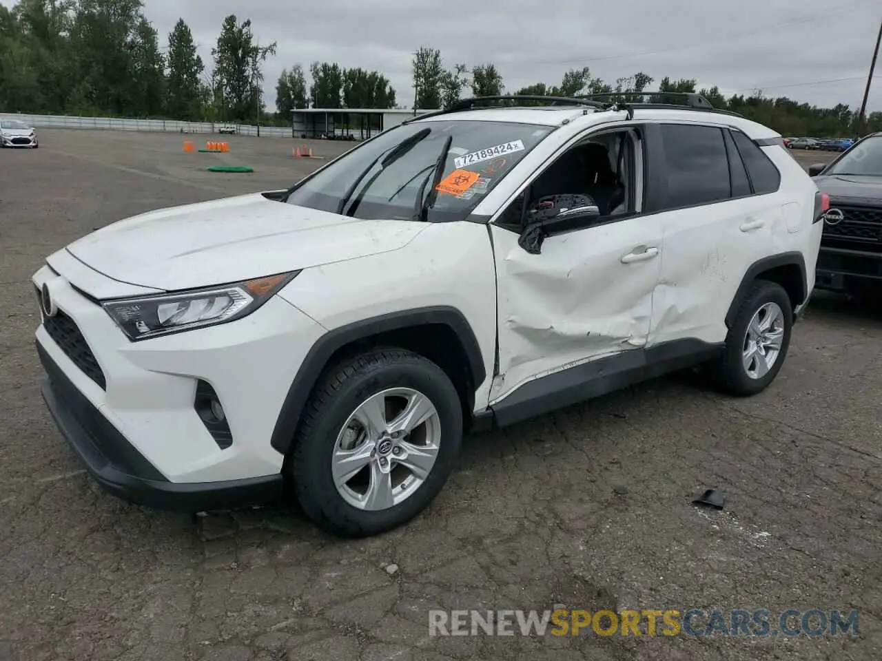 1 Photograph of a damaged car JTMW1RFV5KD503551 TOYOTA RAV4 2019