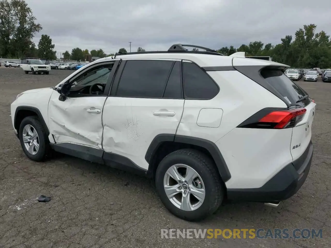 2 Photograph of a damaged car JTMW1RFV5KD503551 TOYOTA RAV4 2019
