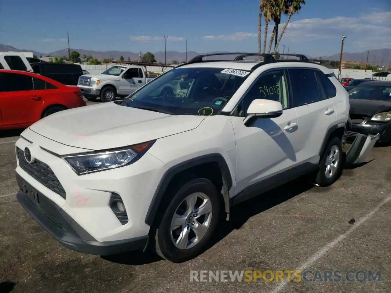 2 Photograph of a damaged car JTMW1RFV5KD507874 TOYOTA RAV4 2019