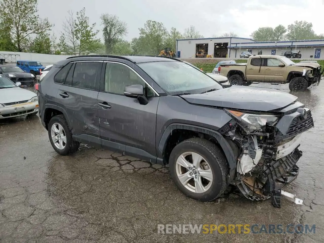 4 Photograph of a damaged car JTMW1RFV5KD509852 TOYOTA RAV4 2019