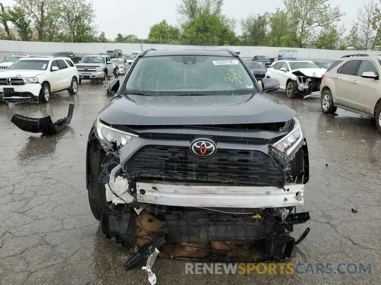 5 Photograph of a damaged car JTMW1RFV5KD509852 TOYOTA RAV4 2019