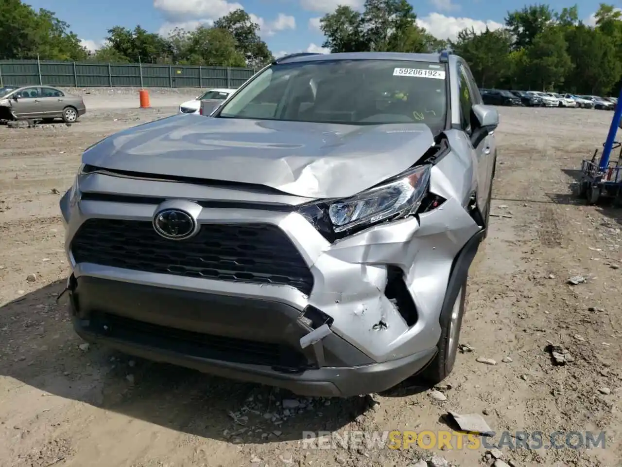 9 Photograph of a damaged car JTMW1RFV5KD513500 TOYOTA RAV4 2019