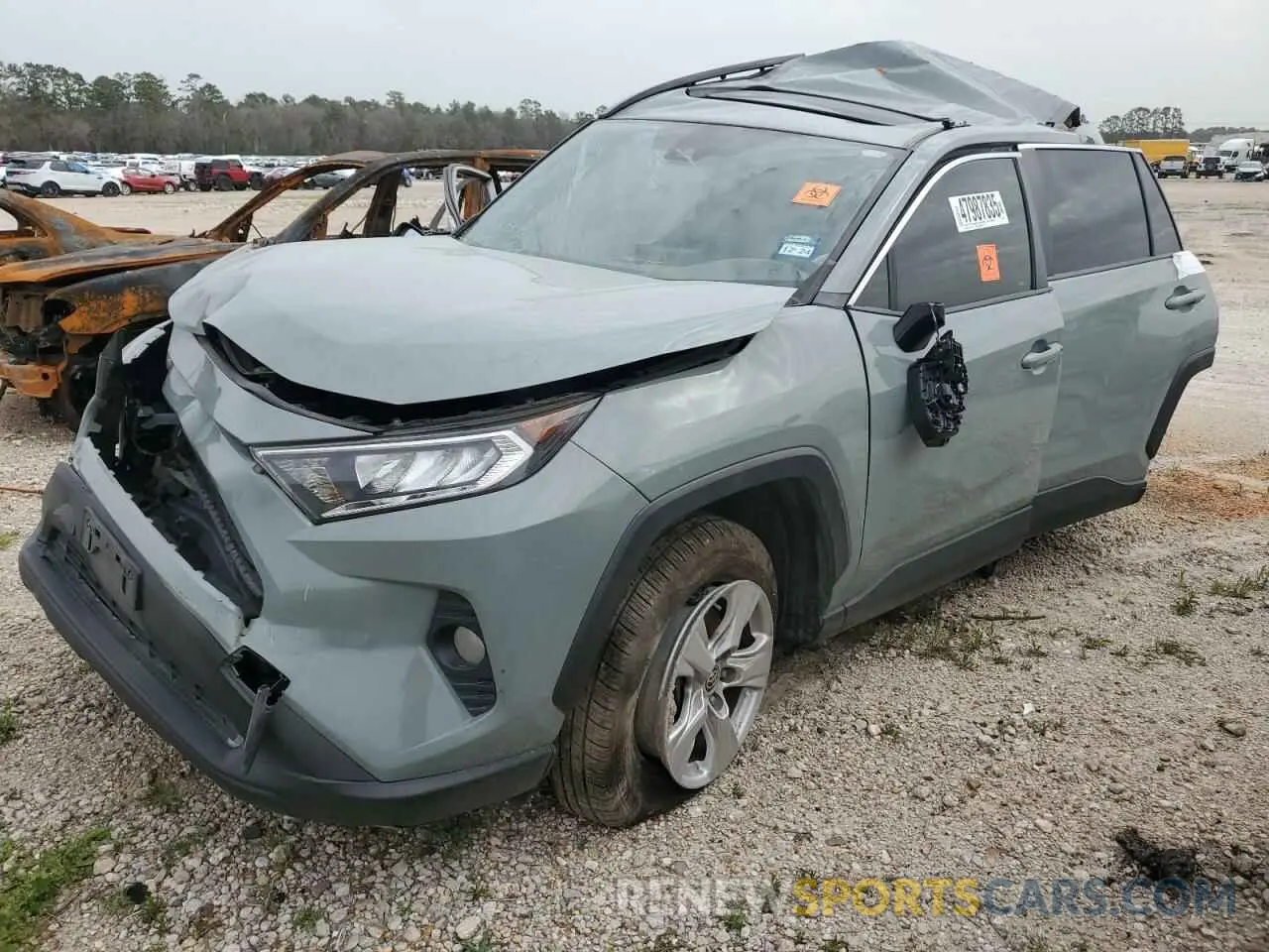 1 Photograph of a damaged car JTMW1RFV6KD007691 TOYOTA RAV4 2019