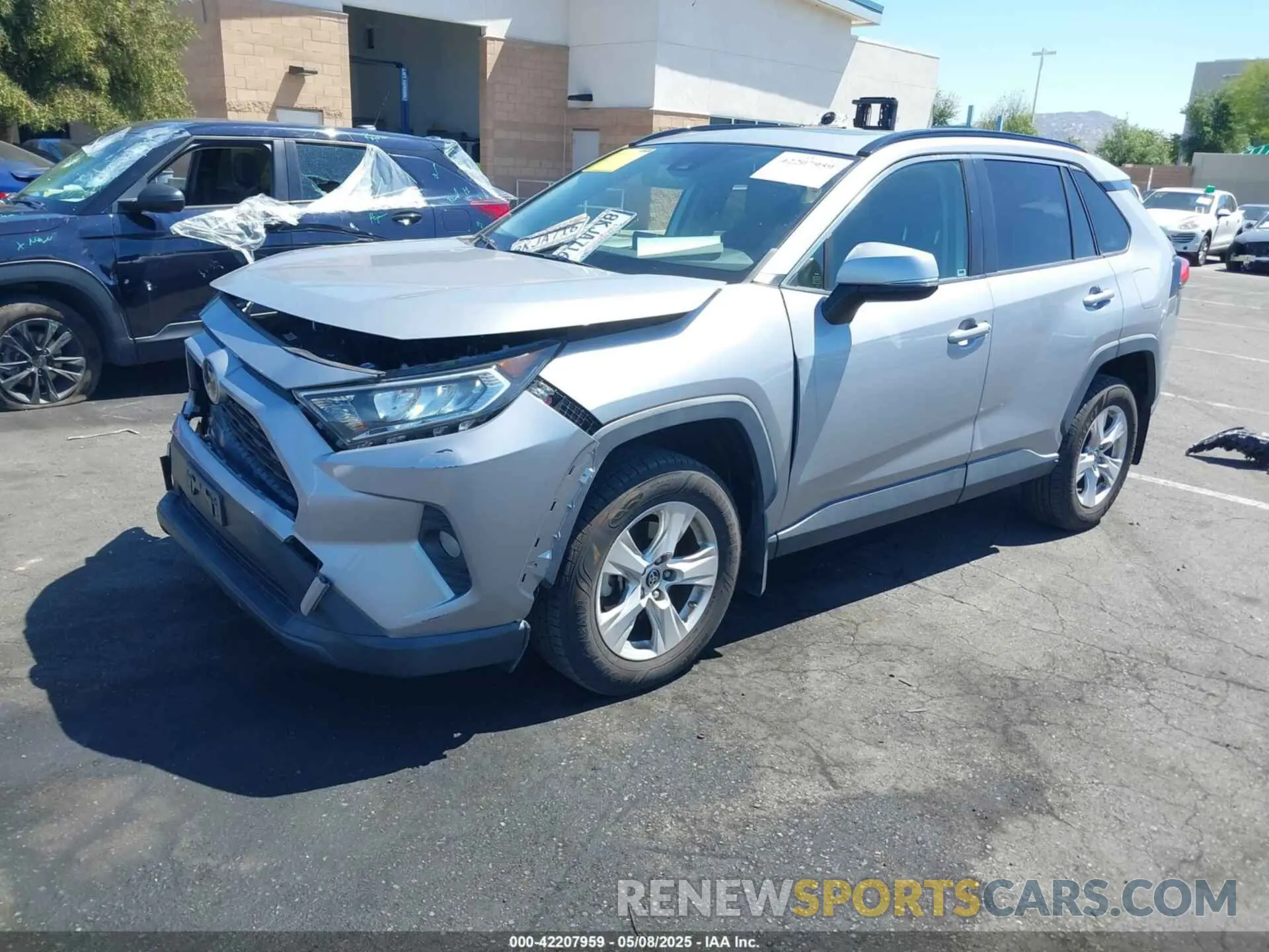 2 Photograph of a damaged car JTMW1RFV6KD024071 TOYOTA RAV4 2019