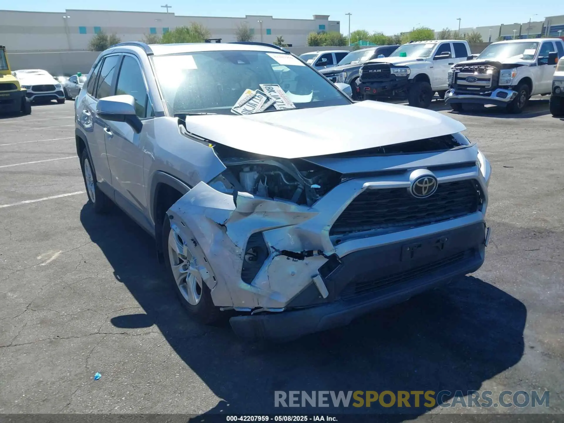 6 Photograph of a damaged car JTMW1RFV6KD024071 TOYOTA RAV4 2019