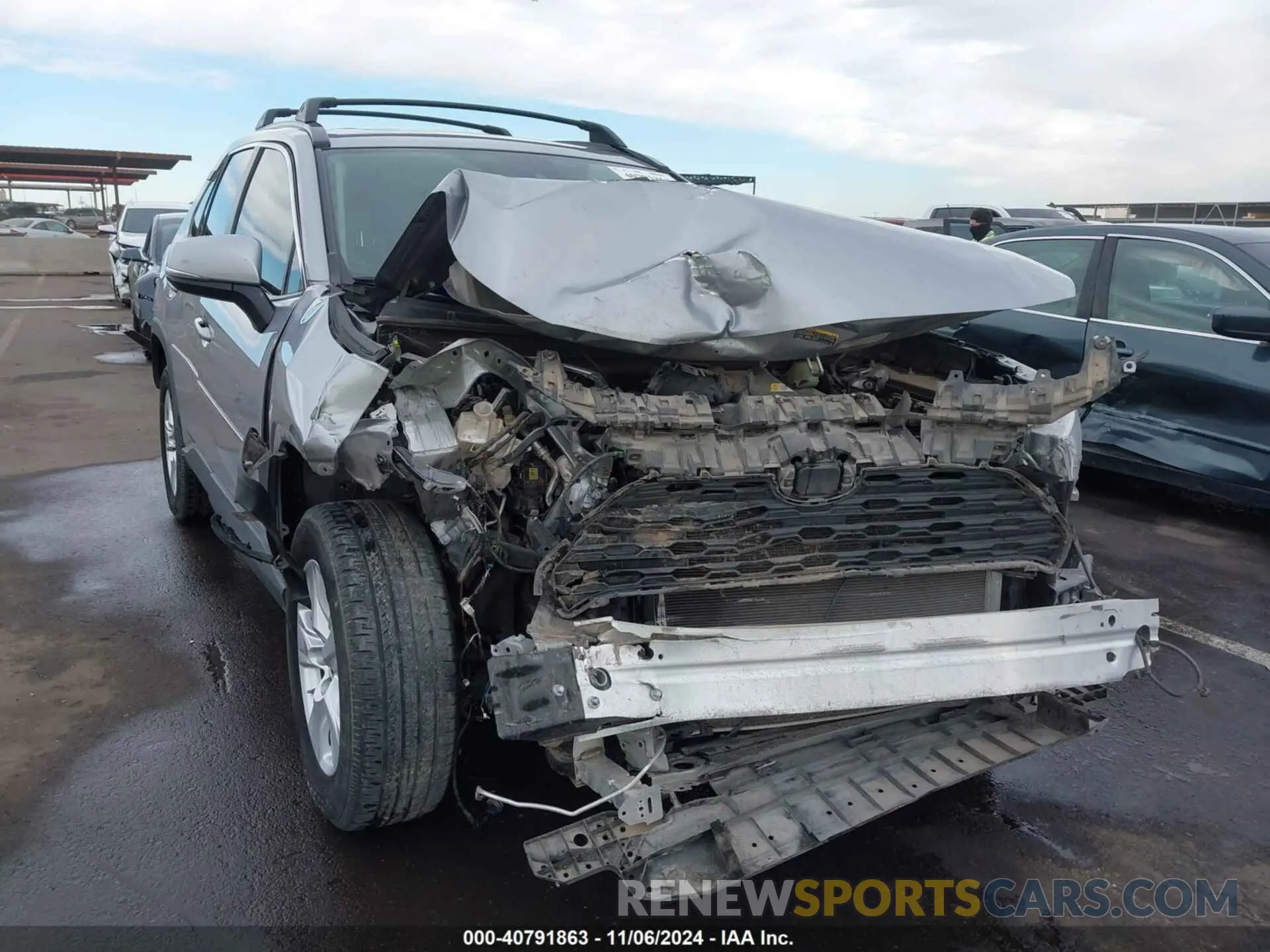 6 Photograph of a damaged car JTMW1RFV6KD035751 TOYOTA RAV4 2019