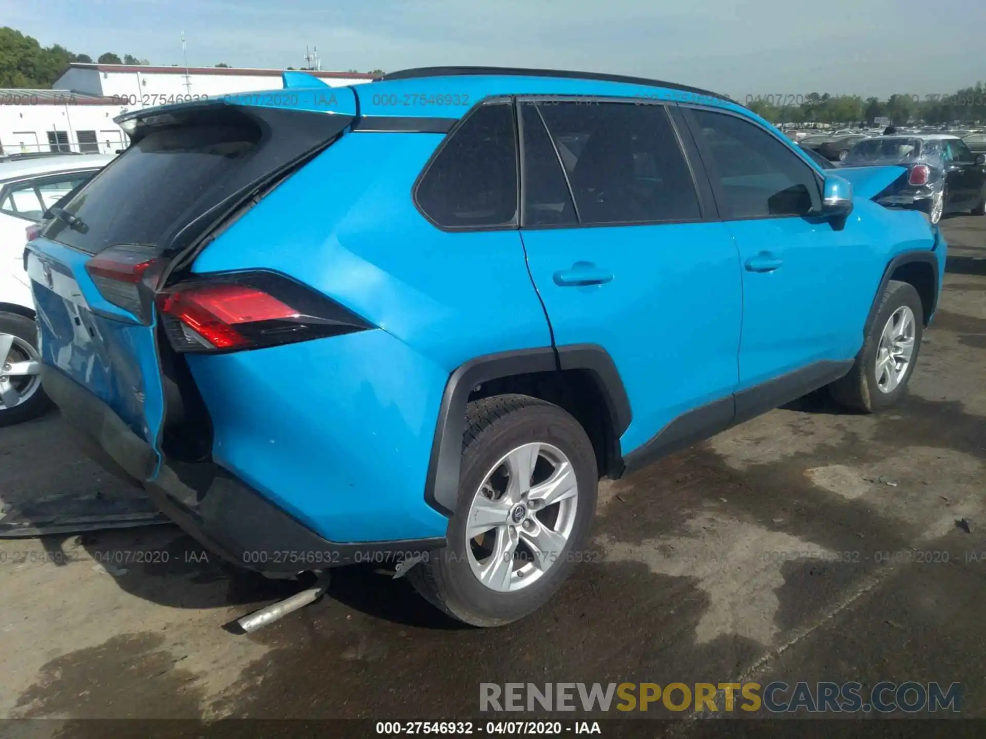 4 Photograph of a damaged car JTMW1RFV6KD502392 TOYOTA RAV4 2019