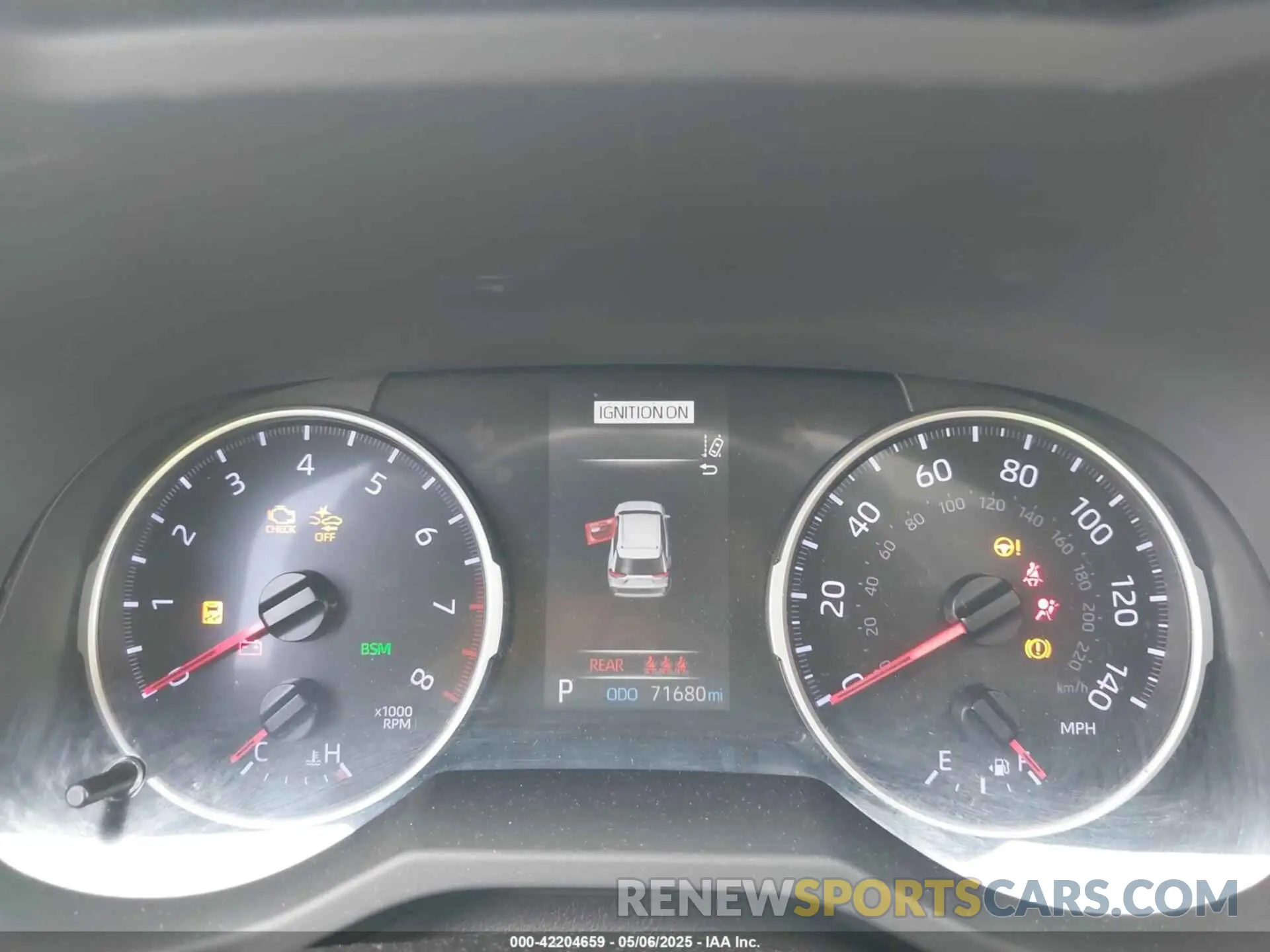 7 Photograph of a damaged car JTMW1RFV6KD502439 TOYOTA RAV4 2019