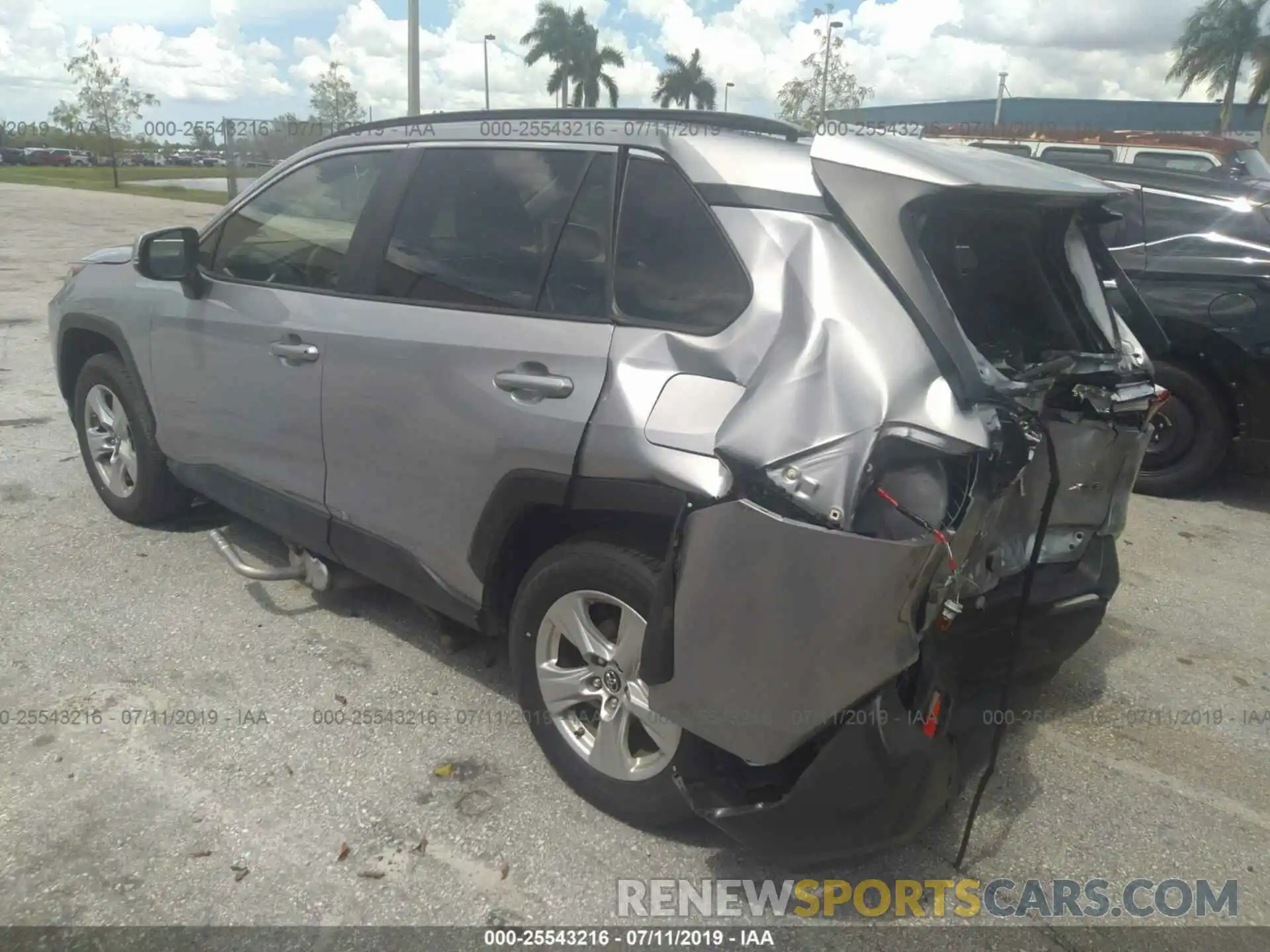 3 Photograph of a damaged car JTMW1RFV6KD506183 TOYOTA RAV4 2019