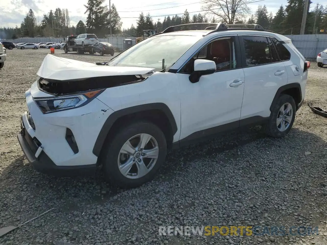 1 Photograph of a damaged car JTMW1RFV6KD508063 TOYOTA RAV4 2019