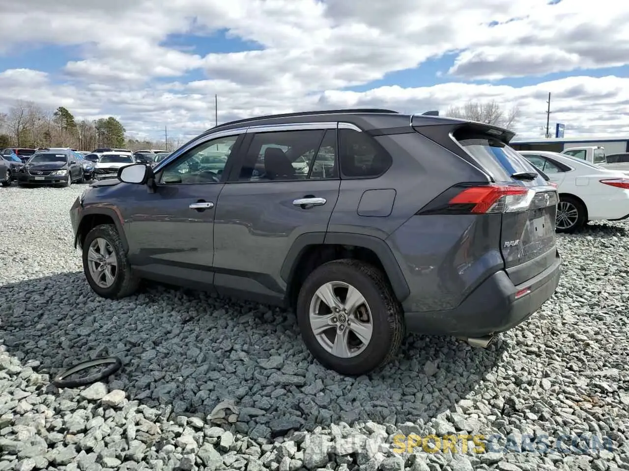 2 Photograph of a damaged car JTMW1RFV6KJ005909 TOYOTA RAV4 2019