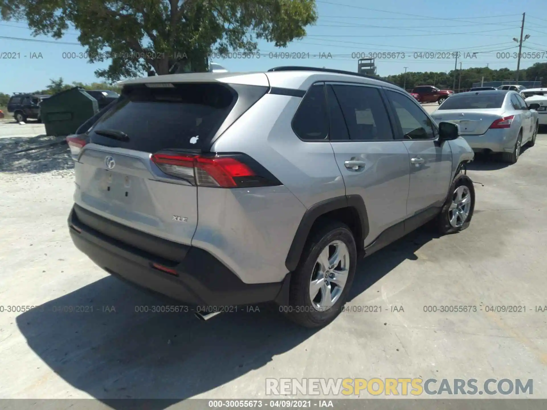 4 Photograph of a damaged car JTMW1RFV6KJ014092 TOYOTA RAV4 2019