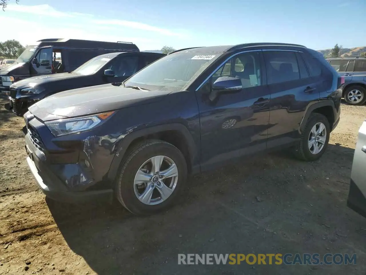 1 Photograph of a damaged car JTMW1RFV7KD028193 TOYOTA RAV4 2019