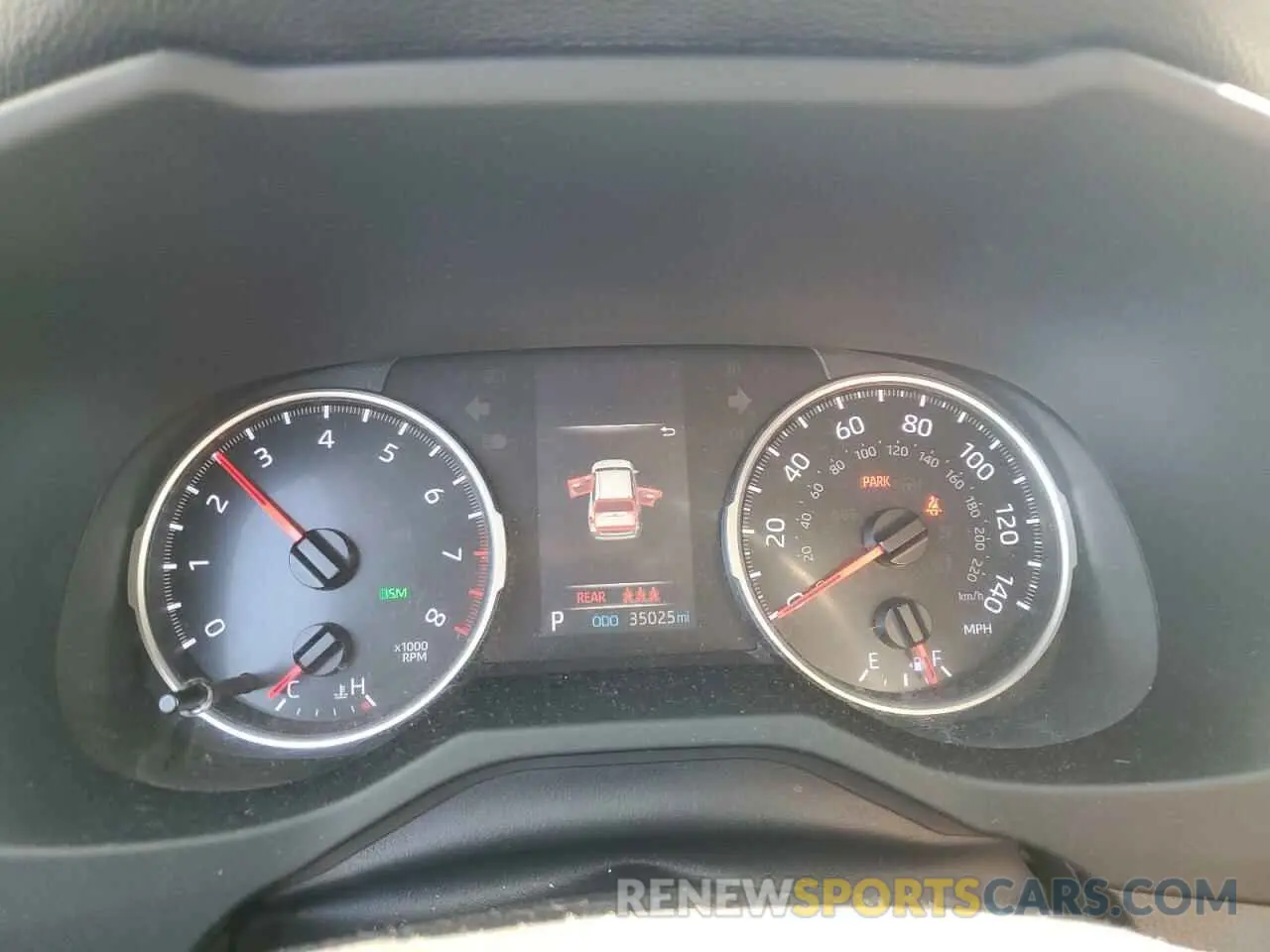 9 Photograph of a damaged car JTMW1RFV7KD028193 TOYOTA RAV4 2019