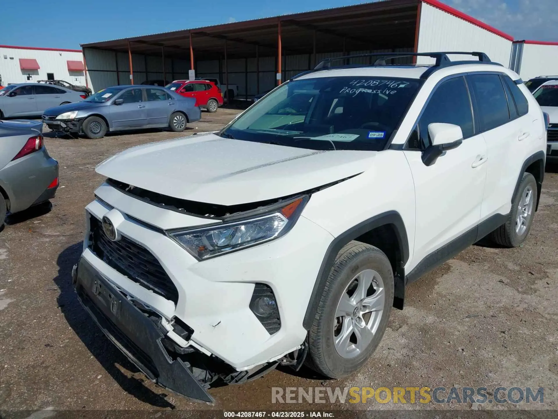 2 Photograph of a damaged car JTMW1RFV7KD029361 TOYOTA RAV4 2019