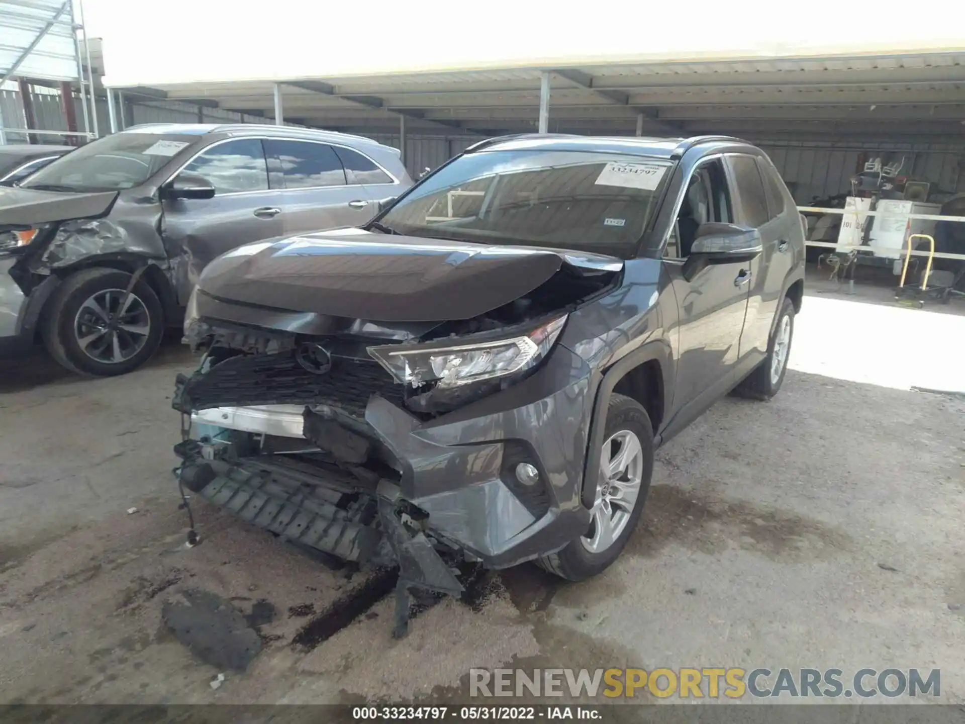 2 Photograph of a damaged car JTMW1RFV7KD036004 TOYOTA RAV4 2019